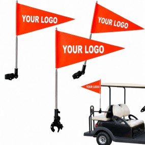 Fahrradflaggen bedrucken mit Logo | Teleskop-Fahrradfah...
