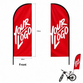 Personalisierter Fahrradwimpel mit Wunschdruck