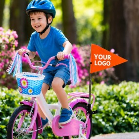 Personalisierte Fahrradflaggen mit Logo | Ausziehbare F...